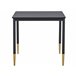Beliani Mesa de apoio SHELBY 80x80 Preto