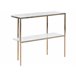 Beliani Consola CALVERT 100 Dourado