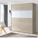 Roupeiro SKIVE portas deslizantes 170x209cm Carvalho