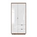 Armário de 2 portas e 2 gavetas Sven 94 Branco