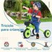 Triciclo para Crianças Metal, EVA, Polipropileno e PE AIYAPLAY Verde