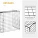 Protetor de Lareira Metal HOMCOM Preto
