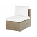 Beliani Conjunto lounge Ratan sintético MAESTRO Branco/ Bege