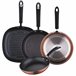 8 peças Bateria de cozinha com jogo de remendo Multicor