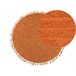 Beliani Entrelaçado HALFETI 140x140 Laranja