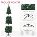 Árvore de Natal Metal e PVC HOMCOM, casa - natal Verde