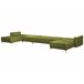 Beliani Sofá-cama Veludo ABERDEEN Verde