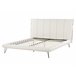 Beliani Cama com estrado Pele sintética BETIN 230x200 Creme
