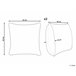 Beliani Almofada de jardim ARENZANO 45x45 Multicor