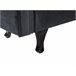 Beliani Chaise longue versão à esquerda Veludo LATTES Preto