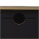 Extensão para hall de móveis de entrada Preto/ Madeira