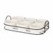 Conjunto de 6 aperitivos + suporte em porcelana coleção VESSIA Branco