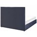 Beliani Cama com estrado Veludo VERNOYES 170x214 Preto