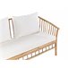 Beliani Conjunto lounge Madeira de bambu MAGGIORE Castanho