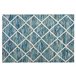 Beliani Pelos curtos BELENLI 140x200 Azul Claro