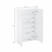 Armário multiuso com 2 portas com efeito madeira 70 Branco Brillo