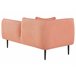 Beliani Chaise longue à esquerda Bouclé CHEVANNES Cinza Escuro