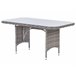 Beliani Conjunto lounge LACONA Cinza Escuro