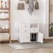 Armário Modular PP HOMCOM, casa - móveis de armazenamento 75 Branco