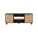 Mesa de TV Kaia com arrumação multimédia Preto