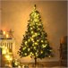 Árvore de Natal Artificial PVC e Metal HOMCOM, casa - natal Verde