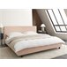 Beliani Cama Bouclé ALBI 195x211 Bege