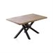 Mesa de jantar Xena Fit 150 90x90 Carvalho Cinza