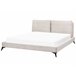 Beliani Cama com estrado Bombazine MELLE 195x240 Bege
