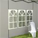 2 Paredes Laterais para Tendas PE e PVC Outsunny 293x193 Branco
