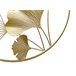 Beliani Decoração de parede BISMUTH Dourado