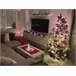 Beliani Cojín decorativo ALYSSUM 45x45 Branco/ Bege
