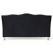 Beliani Cama com estrado Pele sintética METZ 189x215 Preto