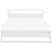 Beliani Cama Madera de pino GIULIA 185x213 Branco