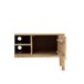 Suporte Para Tv De Madeira De Mangueira Envelhecido Cinza