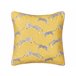Beliani Almofada decorativa ARALES 45x45 Amarelo