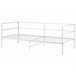 Beliani Cama com estrado Ferro BATTUT Branco