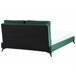 Beliani Cama Veludo MELLE 156x233 Cinza