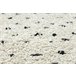 Tapete BERBER SYLA B752 pontos Franjas berbere marroquino shaggy 120x120 Creme