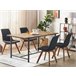 Beliani Mesa de centro SAVANNAH 80x160 Castanho