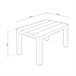 Banco de exterior Nailu 39x60 Castanho