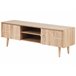 Beliani Mesa de TV FRANKLIN 150 Castanho
