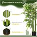 Bambú Artificial PE HOMCOM, casa - decoração Verde