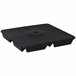 Base para Chapéu de Sol com 4 Peças PP Outsunny 89x89 Preto