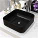 Lavatório - Lavabo - Pia de banheiro quadrado Preto