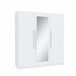 Roupeiro HELEN portas batentes 2 espelhos 227x212cm Branco