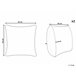 Beliani Almofada decorativa PHILODENDRON 45x45 Castanho