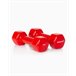 Halteres de Vinil 2Kg (Par) - BOOMFIT Vermelho