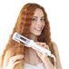 Placa Cerâmica para Cabelo para Criar Ondas Cinza