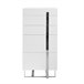ANGEL CERDA Chiffonier branco e aço cromado Branco