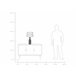 Beliani Candeeiro de mesa SHEBELLE Branco/ Bege